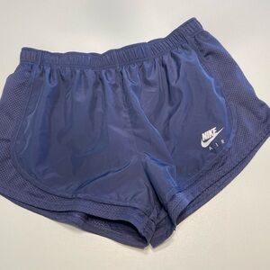 Nike Air Dri-FIT Running Shorts Women’s XL Navy Blue Mesh Activewear